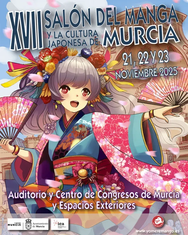 Cartel de XVII Salón del Manga y la Cultura Japonesa de Murcia