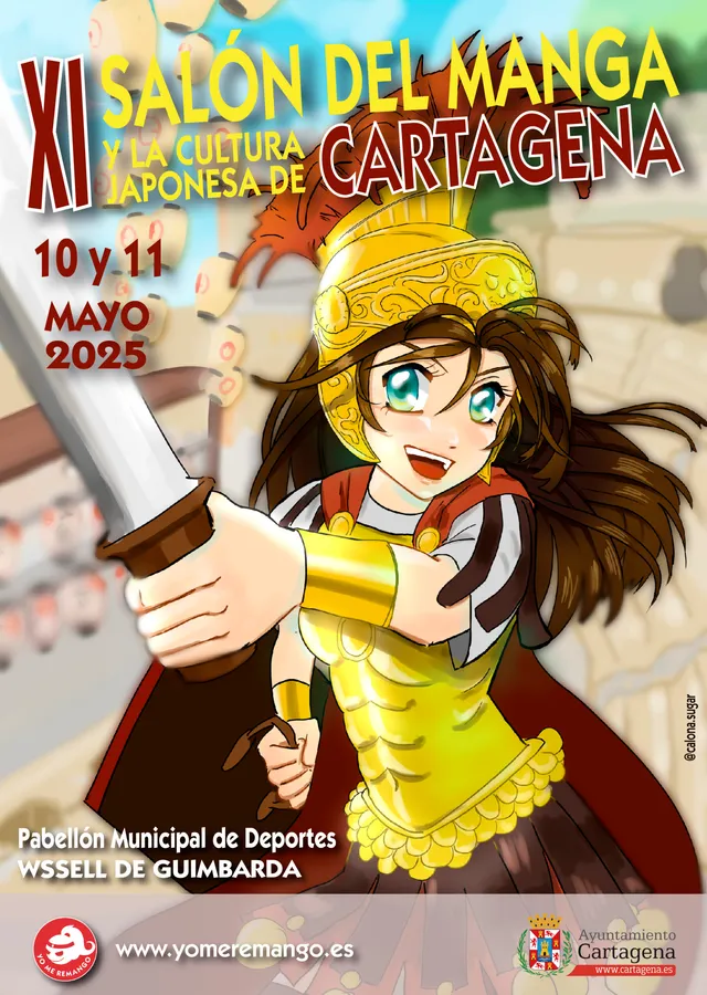 Cartel de Salón del manga de Cartagena