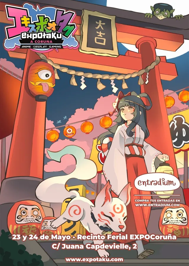 Cartel de ExpOtaku La Coruña 2026