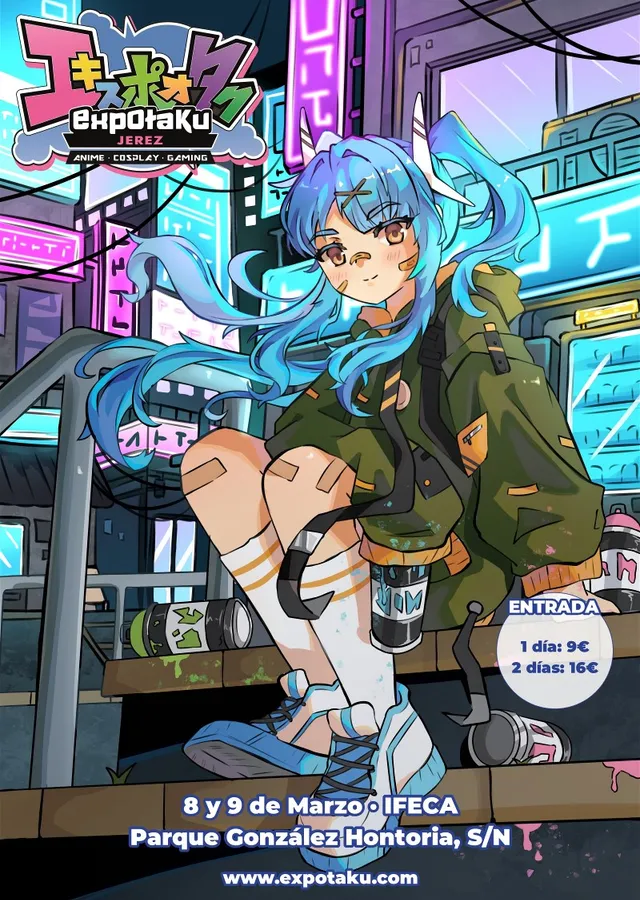Cartel de ExpOtaku Jerez 2025