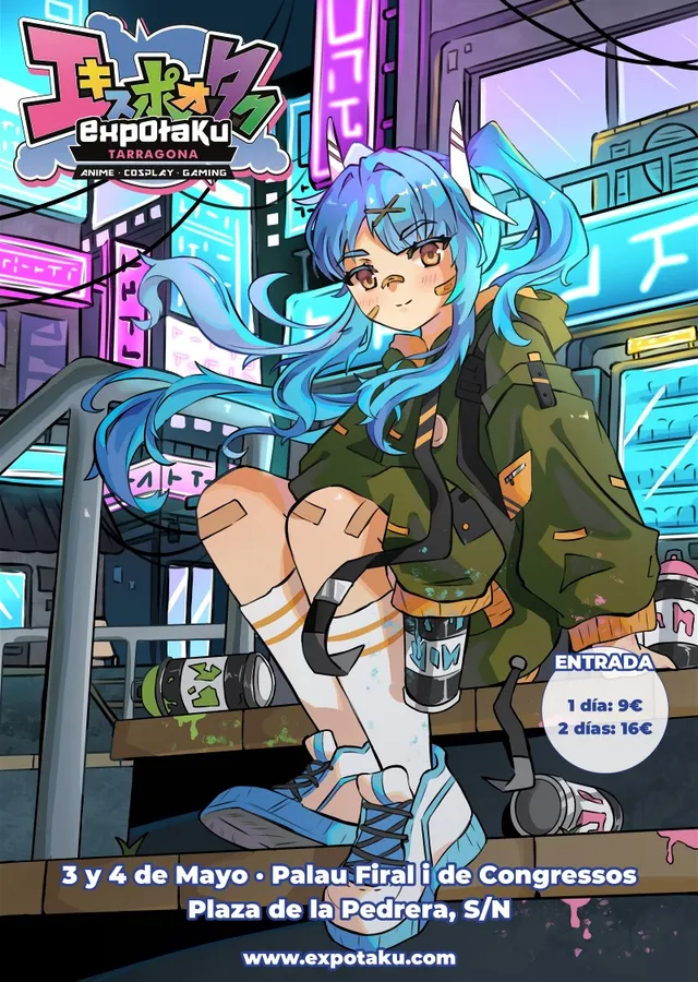 Cartel de ExpOtaku Tarragona 2025