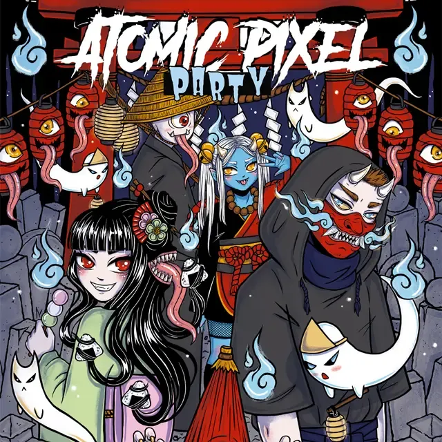 Cartel de Atomix Pixel Party - Edición Spooky - Málaga