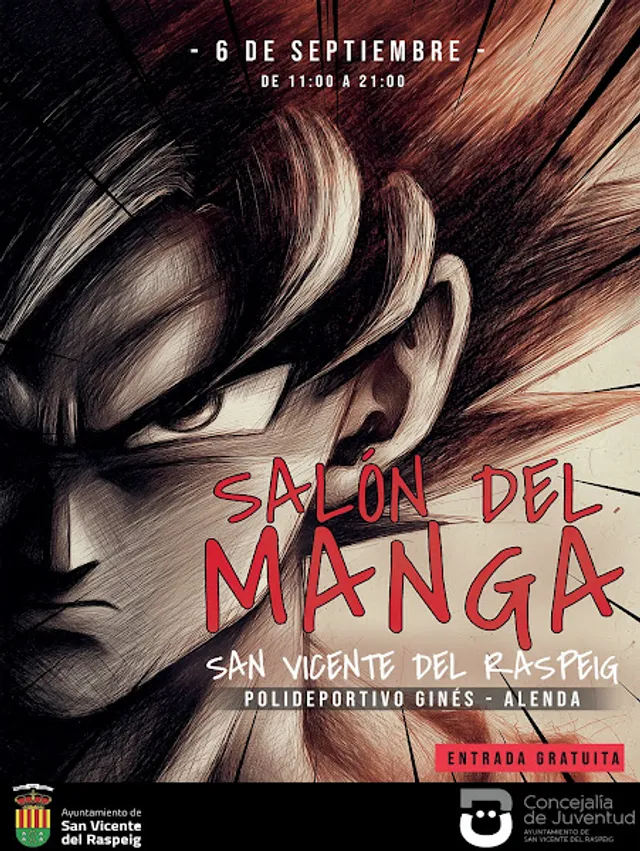 Cartel de Salón del Manga San Vicente del Raspeig