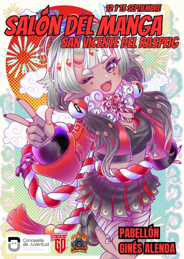 Cartel de Salón del Manga San Vicente del Raspeig