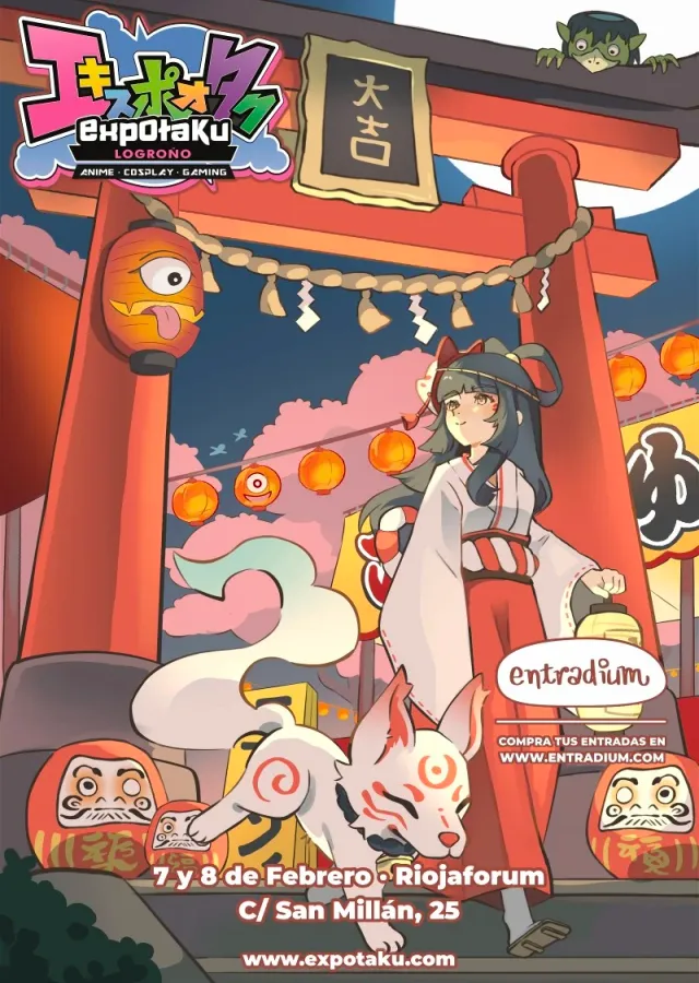 Cartel de ExpOtaku Logroño 2026