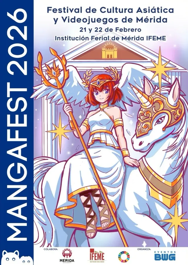 Cartel de Mangafest Mérida 2026