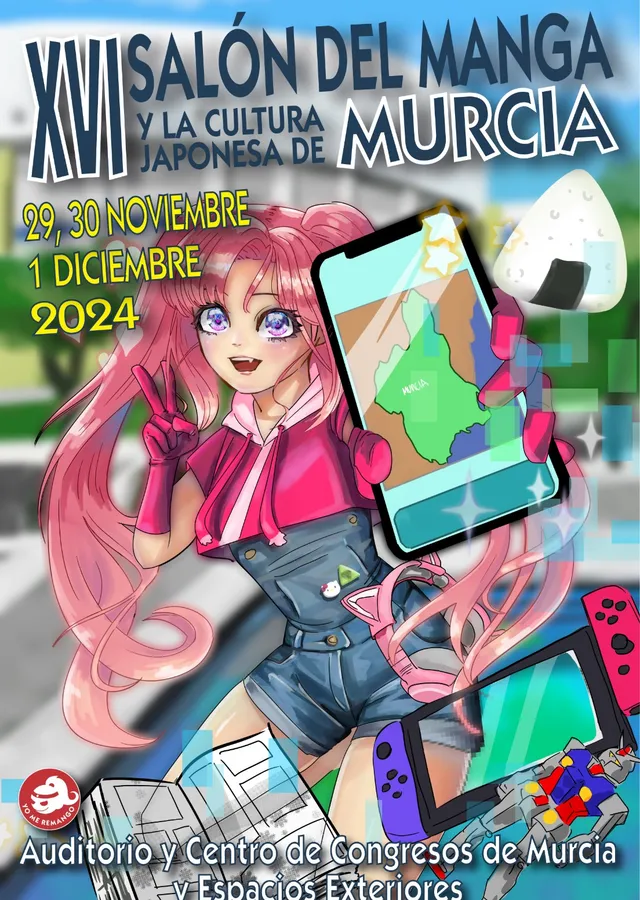 Cartel de XVI Salón del Manga y la Cultura Japonesa de Murcia