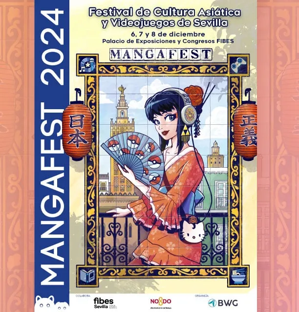 Cartel de Mangafest Sevilla 2024
